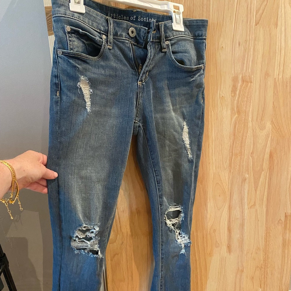 Articles of society ripped skinny jeans